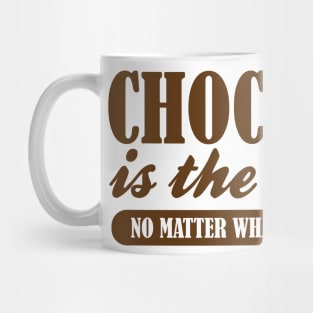 Chocolate is the Answer No Matter the Question Mug